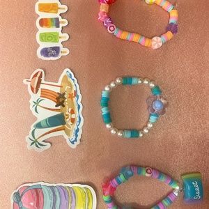 3 Pack Heist Clay Bead Bracelets